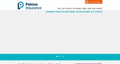 Desktop Screenshot of patonsinsurance.co.uk